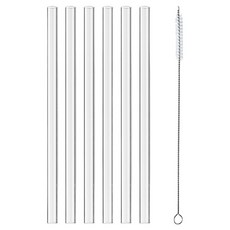 텀블러브 트라이탄 빨대 30cm 6p + 청소솔 세트, 1개 1개