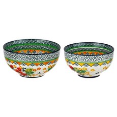 Polanie 波蘭風格飯碗湯碗組, 蜜桃花, 1套, 飯碗 + 湯碗