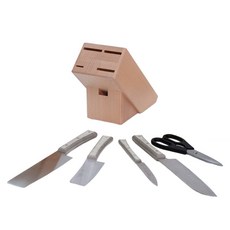 Valgovia 磁吸刀座組 03, 1套, 刀座 + 11cm 水果刀 + 13cm 中餐刀 + 剪刀 + 16cm 食刀 + 18cm 刺身刀