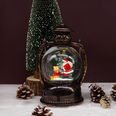 Labovia 歐式電話亭燈籠聖誕老人裝飾用水晶球, 款式 24