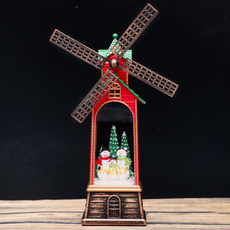 Labovia 歐式電話造型雪花燈籠聖誕老人裝飾用雪花球, 類型 15