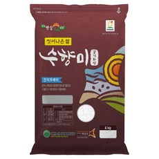 씻어나온 수향미 골든퀸 3호 백미 특등급, 4kg, 1개