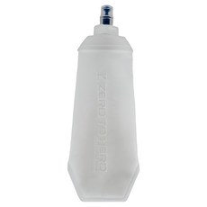 ZERO TO HERO 軟式水壺 可折疊便攜式跑步水壺, 白色, 1個, 500ml