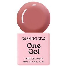 DASHING DIVA One Gel UV凝膠指甲油, C11薄霧玫瑰, 1個, 10ml