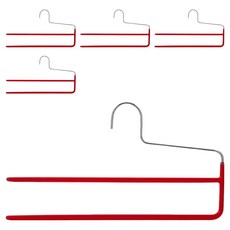 MAWA 防滑雙層KH2褲架, 紅色, 5個