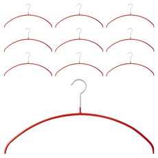 MAWA 防滑針織衣架 46P, 紅色, 10個