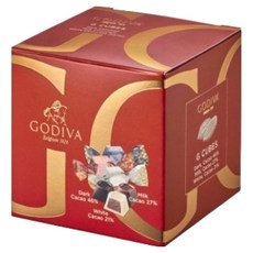 고디바 지큐브 어쏘트먼트 초콜릿 3종 x 4p 세트 100g, 1세트