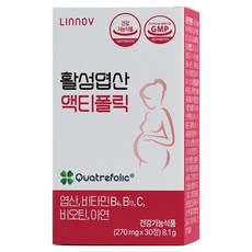 리노브 활성엽산 액티폴릭 8.1g, 30정, 1개