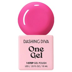 DASHING DIVA One Gel UV凝膠指甲油, C16芭比電波, 1個, 10ml