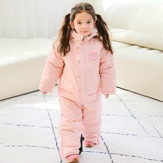 bayb 아동용 방한 올인원 슈트 스키복