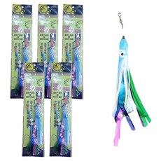 SAPA Double Kill 章魚裙型釣組 藍色 20 SDK-OCTOSK-39, 5個, 1入