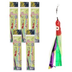 SAPA Double Kill 章魚裙型釣組 紅色 20 SDK-OCTOSK-39, 5個, 1入