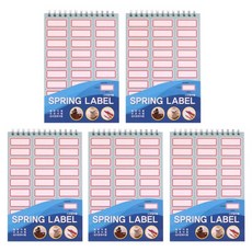 大光企業 彈簧裝訂標籤索引貼紙 D314, 單一顏色, 5個, 15入