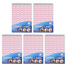 大光企業 線圈裝訂標籤索引貼紙 D106, 混合顏色, 5個, 15入