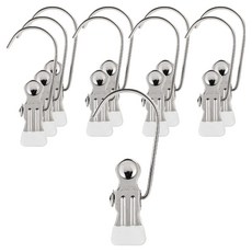 MAWA 防滑夾式衣架 單夾 K1, 白色, 10個