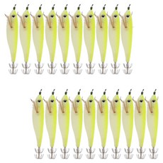 싸파 축광 에기 물고기형 주꾸미 갑오징어 야광 채비, I 1, 20개