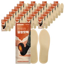 칸투칸 여성용 발열깔창 핫팩 2p 세트 중형 80g 230mm, 50세트