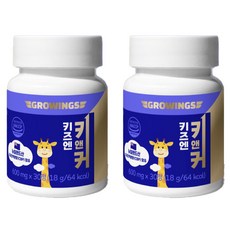 키앤커 어린이 초유 단백질 우유 츄어블 cbp 18g, 30정, 2개