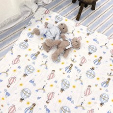 스파지오엘베이비 유아용 6중 거즈 블랭킷, 패러슈트