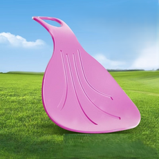 Wowking 加厚耐磨萬用型草地滑行滑雪板沙板滑板雪橇 粉紅色, 1個