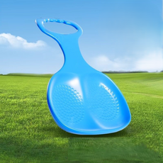 Wowking 加厚耐磨萬能型草地滑行滑雪沙板滑板雪橇 沙灘版 藍色, 1個