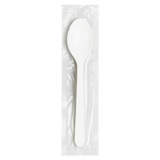 Iroul生活 一次性獨立包裝湯匙 白色, 1個, 500入