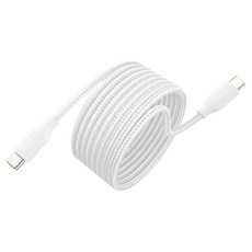 벨킨 USB C타입-C타입 부스트 차지 프로 브레이디드 마그네틱 케이블 240W, 화이트(CAB028qc2MWH), 1개, 2m