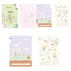 ibis 小學1-2年級聽寫寬格B筆記本, 隨機出貨, 10個