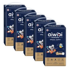aiwibi 愛薇彼 夜用甄柔褲型紙尿褲 9~14kg, 220個, L