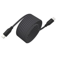 벨킨 USB C타입-C타입 부스트 차지 프로 브레이디드 마그네틱 케이블 240W, 블랙(CAB028qc2MBK), 1개, 2m