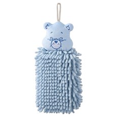 Care Bears 彩虹熊雪尼爾擦手巾 30 x 16cm, 藍色, 1個