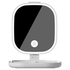 MAANGE 瑪安格 可折疊智能觸控三色光梳妝鏡, 白色