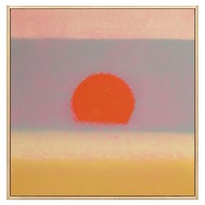 은희마법 선셋 인테리어 페인팅 액자 선라이즈 타입 12, 내추럴우드