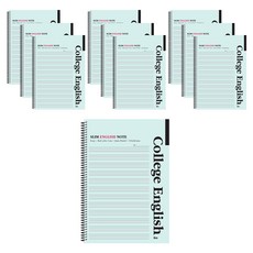 ibis 纖薄英文筆記本, 綠色, 10個