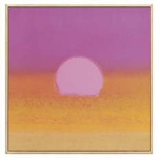 은희마법 선셋 인테리어 페인팅 액자 선라이즈 타입 23, 내추럴우드