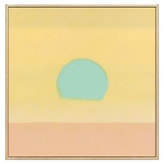 은희마법 선셋 인테리어 페인팅 액자 선라이즈 타입 9, 내추럴우드