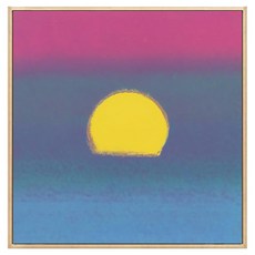 은희마법 선셋 인테리어 페인팅 액자 선라이즈 타입 24, 내추럴우드