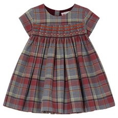 Bonpoint 嬰兒棉質連身裙 W05XDRW00013