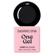 DASHING DIVA One Gel UV凝膠指甲油, C45 經典黑, 1個, 10ml