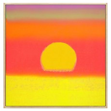 은희마법 선셋 인테리어 페인팅 액자 선라이즈 타입 16, 내추럴우드