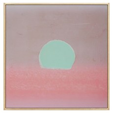 恩熙魔法 日落室內裝飾油畫畫框 日出款式 8, 天然木