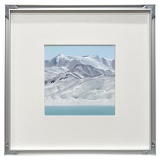 은희마법 모던 인테리어 페인팅 알루미늄 프레임 액자 타입C, 실버