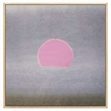 은희마법 선셋 인테리어 페인팅 액자 선라이즈 타입 19, 내추럴우드