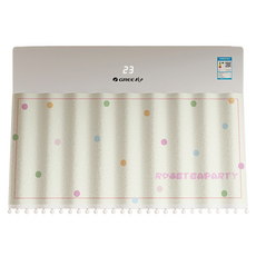 Lilypick 簡潔冷氣遮蔽簾 120 x 50 cm, 1個, 泡泡