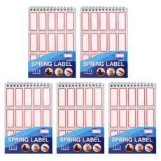 大光企業 線圈裝訂 標籤索引貼紙 D305, 混合顏色, 5個, 15入