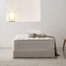 웰퍼니쳐 허리엔 버터 본넬 필로우탑 매트리스 베이지 스트라이프 방문설치, 25cm, 미디엄소프트