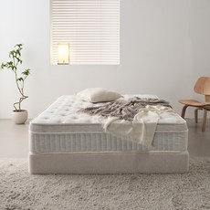 웰퍼니쳐 허리엔 버터 본넬 필로우탑 매트리스 베이지 스트라이프, 25cm, 미디엄소프트