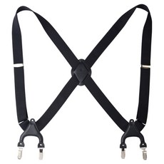 BLANC FLEUR 男士牛皮素色馬術吊帶