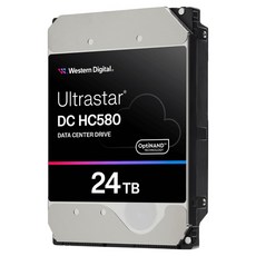 Western Digital 威騰 Ultrastar 5年保固 HDD SATA, 24TB, DC HC580
