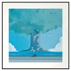 은희마법 감성 인테리어 페인팅 알루미늄 액자 20, 블랙